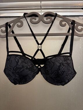 Marlies Dekkers Strappy Black Lace with Decorative Harness 34D. Never worn